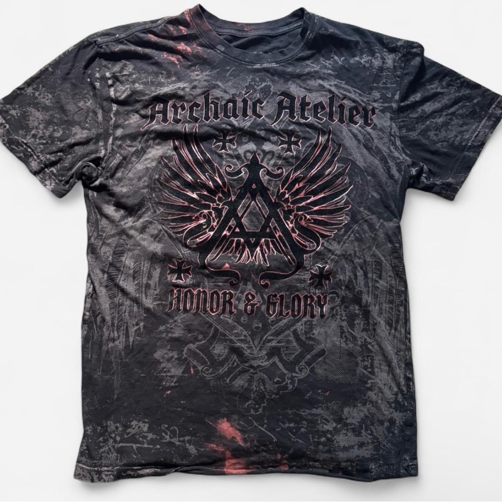 affliction style graphic tee